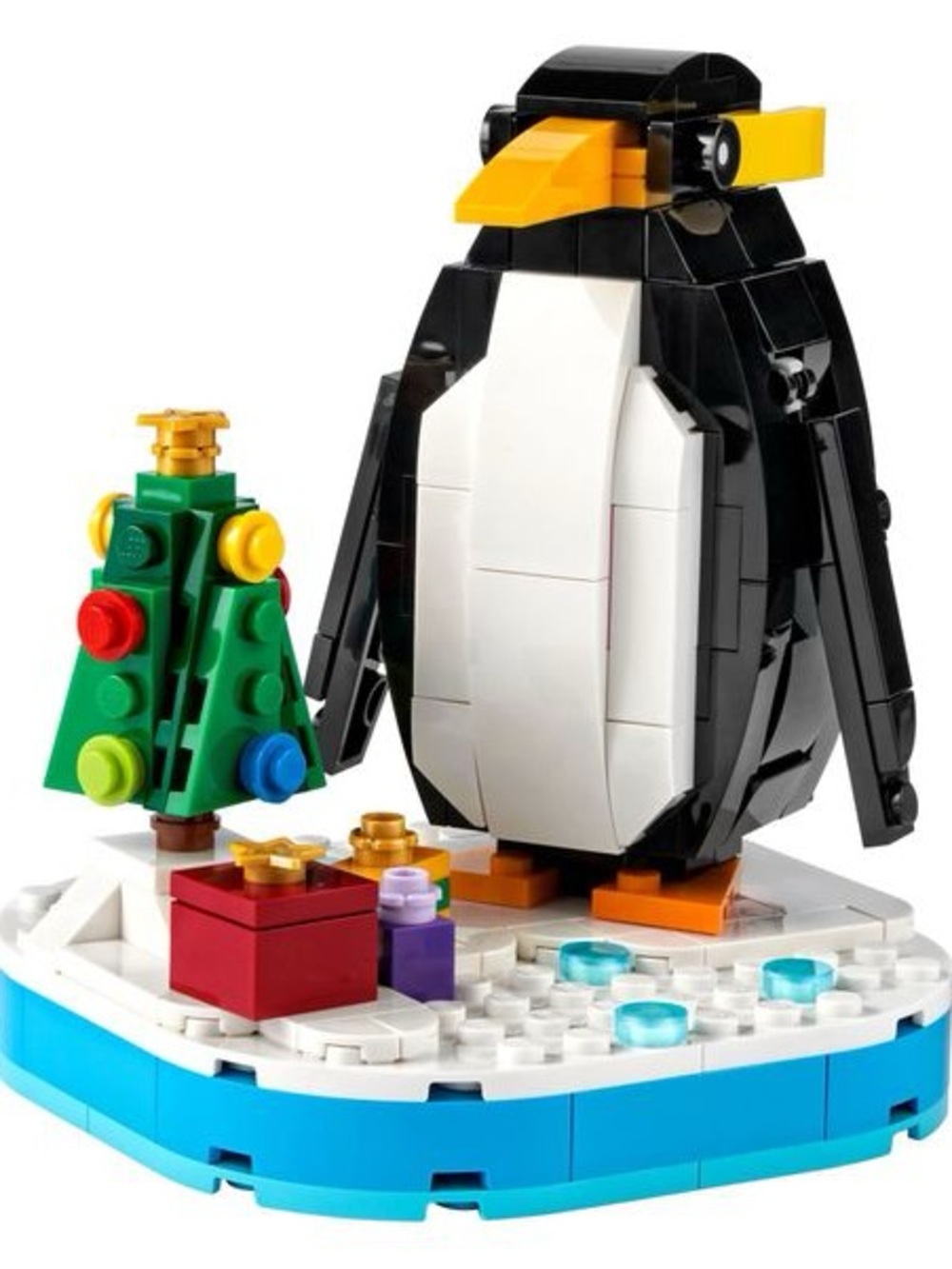 LEGO Penguin Winter Scene Building Set - Black, White, Yellow, Green, Blue - Picture 2 of 3